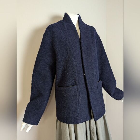 Tomorrowland Japan Wool Jacket Women’s S/M – Minimalist Quiet Luxury Rare Find - Picture 1 of 10